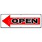 Signmission GIANT LEFT OPEN ARROW BANNER SIGN turn here sale follow directions B-72 Giant Left Open Arrow - alternate 1